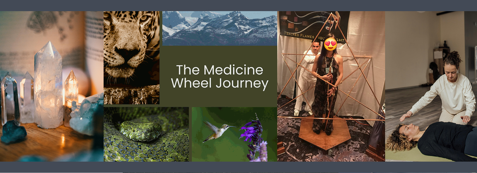 Medicine Wheel Journey, Merkaba, Crystals, Wellness